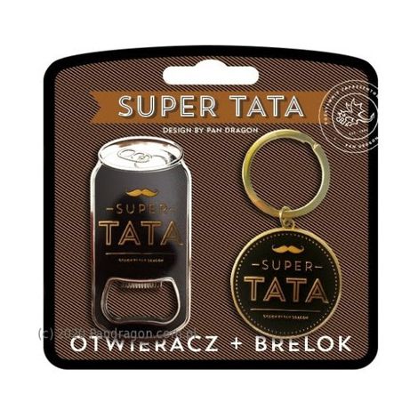 Zestaw Brelok + Otwieracz Pan Dragon So Macho Tata